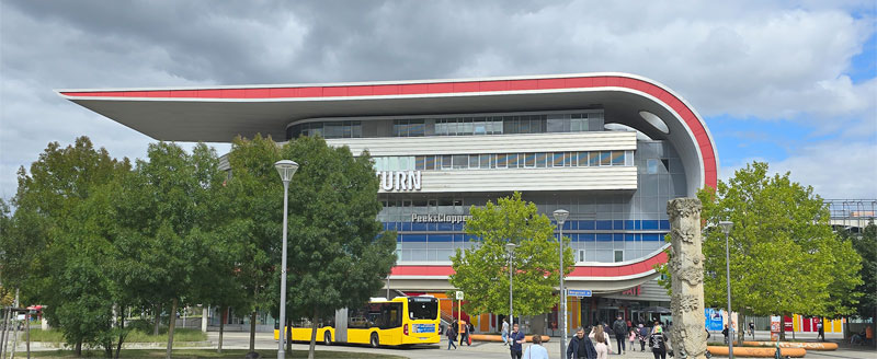 Das Einkaufszentrum Eastgate an der Marzahner Promenade